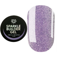 NAILSOFTHENIGHT Sparkle builder gel 05, ліловий світловідбиваючий будівельний гель, 15 мл NAILSOFTHENIGHT Sparkle builder gel 05, ліловий світловідбиваючий будівельний гель, 15 мл