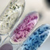 NAILSOFTHEDAY Build gel Flower 03, блакитний будівельний гель з сухими квіточками, 15 мл