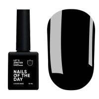 NAILSOFTHEDAY Let’s Amsterdam Black черная камуфлирующая база, 10 мл NAILSOFTHEDAY Let’s Amsterdam Black черная камуфлирующая база, 10 мл