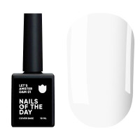 NAILSOFTHEDAY Let’s Amsterdam 01 прозрачно-молочная камуфлирующая база для ногтей, 10 мл NAILSOFTHEDAY Let’s Amsterdam 01 прозрачно-молочная камуфлирующая база для ногтей, 10 мл