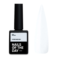 Nailsoftheday Cover base NEW Formula milk 06 shimmer, 10 мл