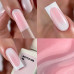 NAILSOFTHEDAY Bottle gel 46 shimmer, молочно-рожевий зі сріблястим шиммером 10 мл
