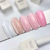 NAILSOFTHEDAY Bottle gel 44 shimmer, білий зі сріблястим шиммером 10 мл