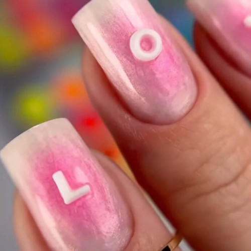 NAILSOFTHENIGHT Cиликоновые буквы для ногтей