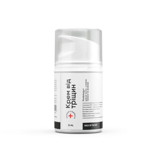 Nailsoftheday Podology+ КРЕМ от трещин на коже рук и стоп, urea 12%, 30 мл