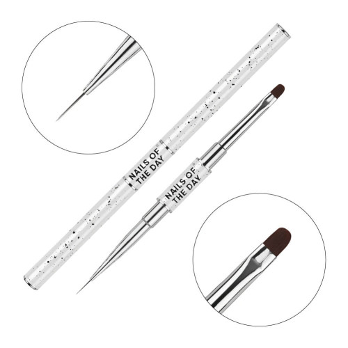 NAILSOFTHEDAY Professional Brush 2-in-1 NAILSOFTHEDAY Professional Brush 2-in-1