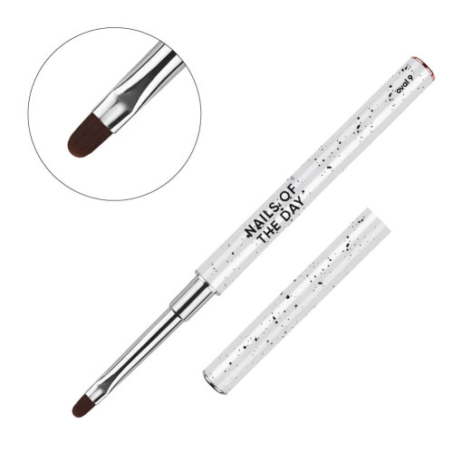 NAILSOFTHEDAY Professional Brush Oval 9 мм NAILSOFTHEDAY Professional Brush Oval 9 мм