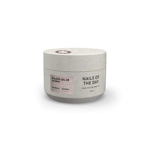 NAILSOFTHEDAY Builder Gel 88, бежевий з опаловим блиском світловідбиваючий гель, 15 мл NAILSOFTHEDAY Builder Gel 88, бежевий з опаловим блиском світловідбиваючий гель, 15 мл