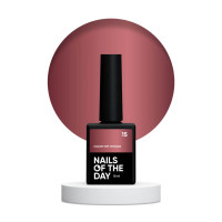 NAILSOFTHEDAY Color Top/Vitrage 15 полупрозрачный коричневый витраж, 10 мл NAILSOFTHEDAY Color Top/Vitrage 15 полупрозрачный коричневый витраж, 10 мл