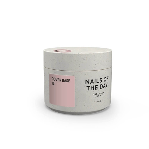 Nailsoftheday Cover base 15, 30 мл Nailsoftheday Cover base 15, 30 мл