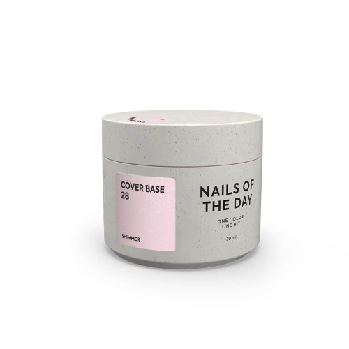 Nailsoftheday Cover base 28 shimmer, 30 мл Nailsoftheday Cover base 28 shimmer, 30 мл