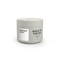Nailsoftheday Cover base milk 01, 30 мл
