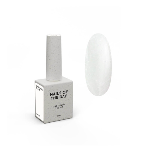 Nailsoftheday Cover base milk 05 shimmer з рожевим шимером, 10 мл Nailsoftheday Cover base milk 05 shimmer з рожевим шимером, 10 мл