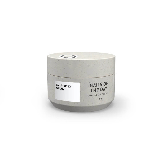 NAILSOFTHEDAY Smart Jelly gel 02, белый строительный гель-желе, 15 мг