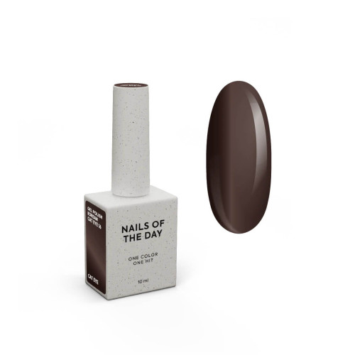NAILSOFTHEDAY Korean cat eye 16 коричневий гель лак котяче око, 10 мл