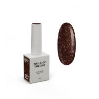 NAILSOFTHENIGHT Negroni gel polish — темно-бордовий світловідбиваючий гель лак, 10 мл