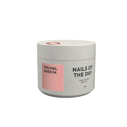 NAILSOFTHEDAY Polygel nude 04, полігель класичний нюдовий, 30 г NAILSOFTHEDAY Polygel nude 04, полігель класичний нюдовий, 30 г