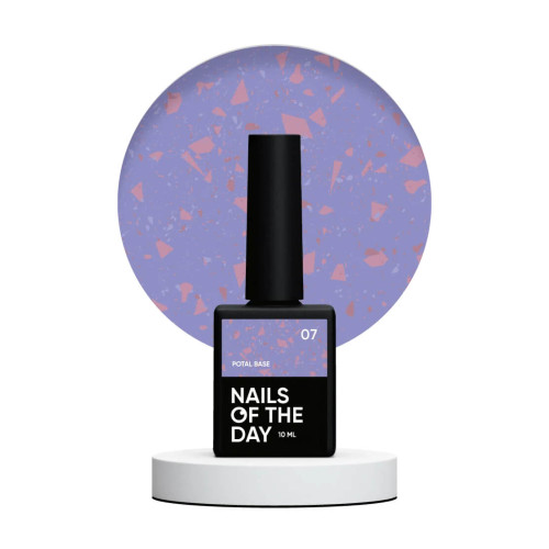 NAILSOFTHEDAY Potal base 07 лиловая база с медной талью, 10 мл NAILSOFTHEDAY Potal base 07 лиловая база с медной талью, 10 мл