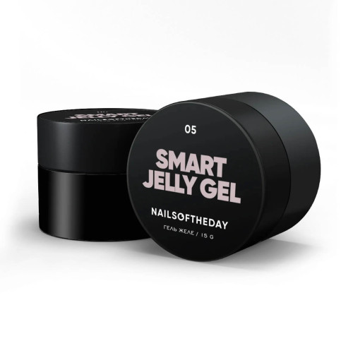 NAILSOFTHEDAY Smart Jelly gel 05, світло–коричневий будівельний гель-желе, 15 мг NAILSOFTHEDAY Smart Jelly gel 05, світло–коричневий будівельний гель-желе, 15 мг