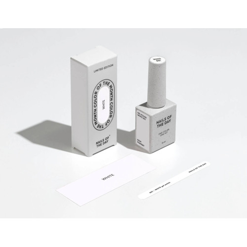 NAILSOFTHEDAY Gel polish White, 10 мл NAILSOFTHEDAY Gel polish White, 10 мл