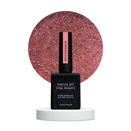 NAILSOFTHENIGHT Reflective base 08, 10 мл