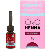 Хна для брів OKO Power Powder, 06 Red Wine, 5 г Хна для брів OKO Power Powder, 06 Red Wine, 5 г
