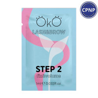 Засіб для ламінування вій та брів OKO STEP 2 FIX&VOLUME, 1 мл