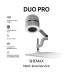 SHEMAX DUO PRO витяжка для манікюру + LED-лампа БІЛА 2 в 1