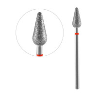 Алмазна фреза груша закруглена STALEKS PRO Expert Red (червона) 5 х 12 мм FA101R050/12 Алмазна фреза груша закруглена STALEKS PRO Expert Red (червона) 5 х 12 мм FA101R050/12