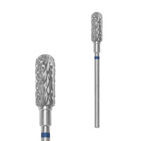 Фреза твердосплавна Циліндр закруглений STALEKS PRO EXPERT 5 х 13 мм синя FT30B050/13