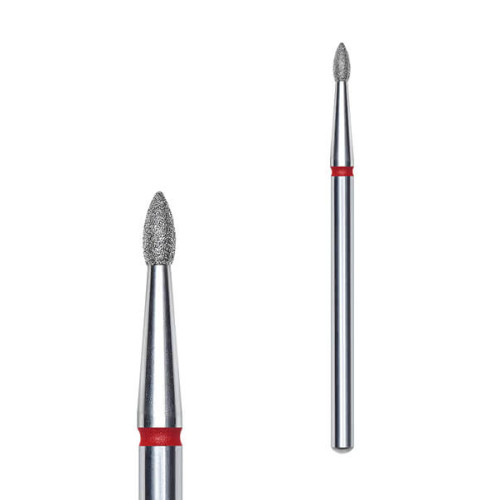 Фреза алмазная Почка острая STALEKS PRO EXPERT 1,8 х 4 мм красный FA60R018/4 Фреза алмазная Почка острая STALEKS PRO EXPERT 1,8 х 4 мм красный FA60R018/4