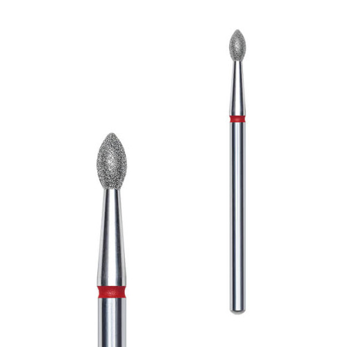 Фреза алмазна Брунька гостра STALEKS PRO EXPERT 2,5 х 4,5 мм червоний FA60R025/4.5 Фреза алмазна Брунька гостра STALEKS PRO EXPERT 2,5 х 4,5 мм червоний FA60R025/4.5