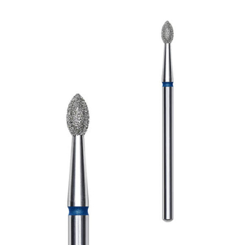 Фреза алмазна Брунька гостра STALEKS PRO EXPERT 2,5 х 4,5 мм синій FA60B025/4.5