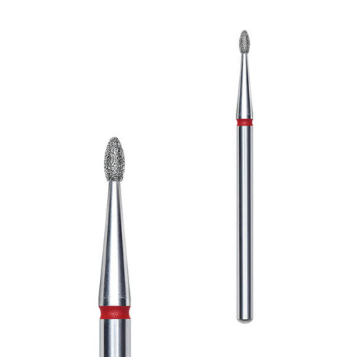 Фреза алмазная Закругленная почка STALEKS PRO EXPERT 1,6 х 3,4 мм красный FA50R016/3.4 Фреза алмазная Закругленная почка STALEKS PRO EXPERT 1,6 х 3,4 мм красный FA50R016/3.4