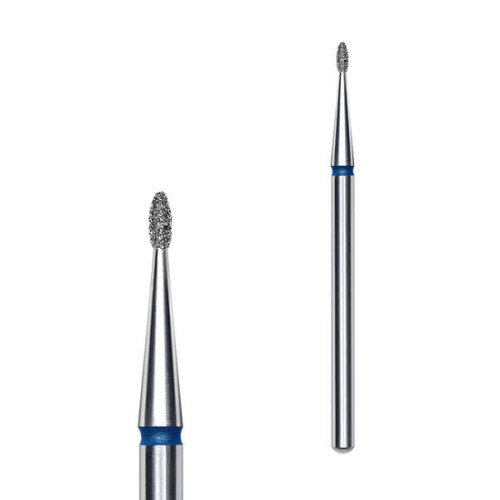 Фреза алмазная Закругленная почка STALEKS PRO EXPERT 1,2х3 мм синий FA50B012/3 Фреза алмазная Закругленная почка STALEKS PRO EXPERT 1,2х3 мм синий FA50B012/3