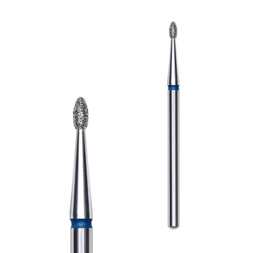 Фреза алмазная Закругленная почка STALEKS PRO EXPERT 1,6 х 3,4 мм синий FA50B016/3.4 Фреза алмазная Закругленная почка STALEKS PRO EXPERT 1,6 х 3,4 мм синий FA50B016/3.4