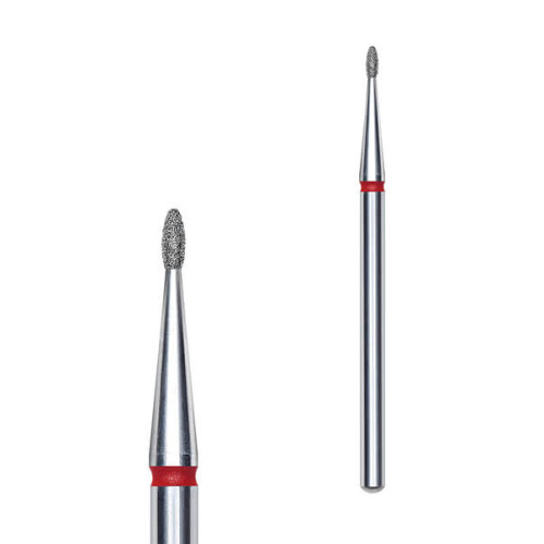 Фреза алмазная Закругленная почка STALEKS PRO EXPERT 1,2х3 мм красный FA50R012/3 Фреза алмазная Закругленная почка STALEKS PRO EXPERT 1,2х3 мм красный FA50R012/3