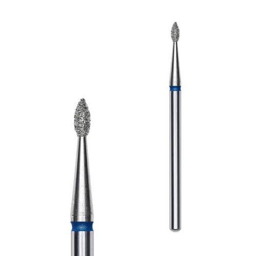 Фреза алмазна Крапля STALEKS PRO EXPERT 1,6 х 4 мм синій FA40B016/4 Фреза алмазна Крапля STALEKS PRO EXPERT 1,6 х 4 мм синій FA40B016/4