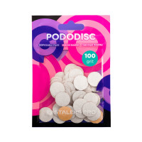 Змінні файли білі для педикюрного диска 100 грит STALEKS PRO EXPERT PODODISC ХS 50 шт PDF-10-100w Змінні файли білі для педикюрного диска 100 грит STALEKS PRO EXPERT PODODISC ХS 50 шт PDF-10-100w