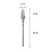 Фреза твердосплавная Кукуруза STALEKS PRO EXPERT 6х14 мм синяя FT90B060/14 Фреза твердосплавная Кукуруза STALEKS PRO EXPERT 6х14 мм синяя FT90B060/14