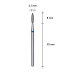 Фреза алмазная Пламя STALEKS PRO EXPERT 2,1 х 8 мм синий FA10B021/8 Фреза алмазная Пламя STALEKS PRO EXPERT 2,1 х 8 мм синий FA10B021/8