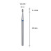 Фреза алмазная Закругленная почка STALEKS PRO EXPERT 1,6 х 3,4 мм синий FA50B016/3.4 Фреза алмазная Закругленная почка STALEKS PRO EXPERT 1,6 х 3,4 мм синий FA50B016/3.4
