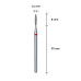 Фреза алмазная Пламя STALEKS PRO EXPERT 1,4х8 мм красный FA10R014/8 Фреза алмазная Пламя STALEKS PRO EXPERT 1,4х8 мм красный FA10R014/8