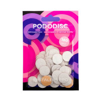 Змінні файли білі для педикюрного диска 180 грит STALEKS PRO PODODISC S 50 шт PDF-15-180w