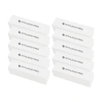 Баффи для маникюра 150 грит Staleks Pro EXPERT 51 прямоугольные 10 шт (одноразовые) NFB-51-150-10