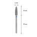 Твердосплавная фреза Кукуруза синяя Staleks PRO EXPERT 4 х 14 мм FT90B040/14