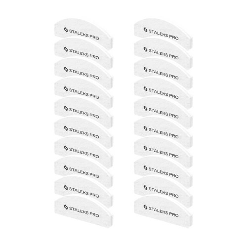 Staleks Pro Бафик для ногтей mini EXPERT 41 100/180 грит полмесяца 20 шт.
