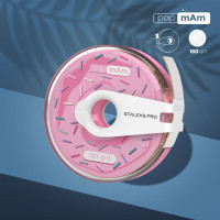 STALEKS PRO EXPERT Змінний файл-стрічка білий papmAm з кліпсою 180 грит ATC-180w