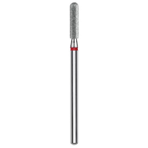 Фреза алмазная Цилиндр закругленный STALEKS PRO EXPERT 2,3 х 8 мм красный FA30R023/8