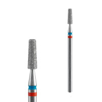 Staleks Pro Фреза алмазная DUO EXPERT Конус усеченный 2,5х8 мм сине-красный FA70RB025/8